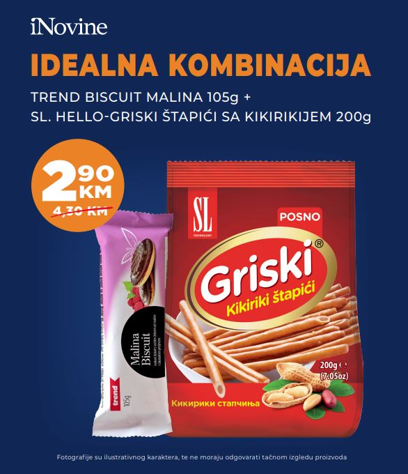 Biscuit i slani štašići