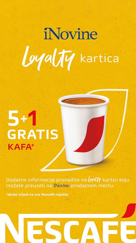 5+1 GRATIS Kafa - Za sve iz NESCAFÉ asortimana