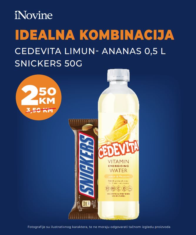 Snickers i cedevita