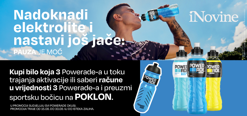 POWER ADE - KUPI 3 KOMADA I OSVOJI NAGRADU