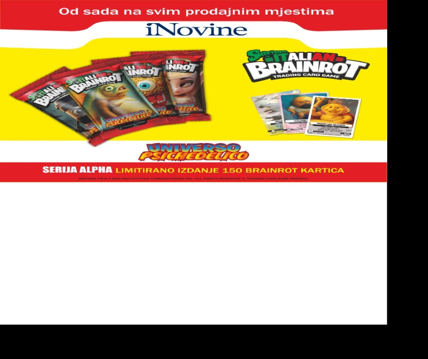 NOVO U PONUDI - BRAINROT KARTE