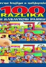 100 razlika u zabavnom parku – edukativna knjiga sa naljepnicama