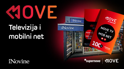 Potraži MOVE TV + Mob Net na kioscima&nbsp;iNovina